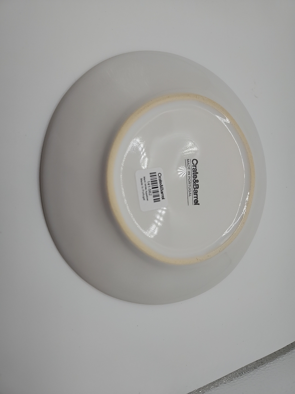 Crate & Barrel Marin White Appetizer Plate - Picture 8 of 12